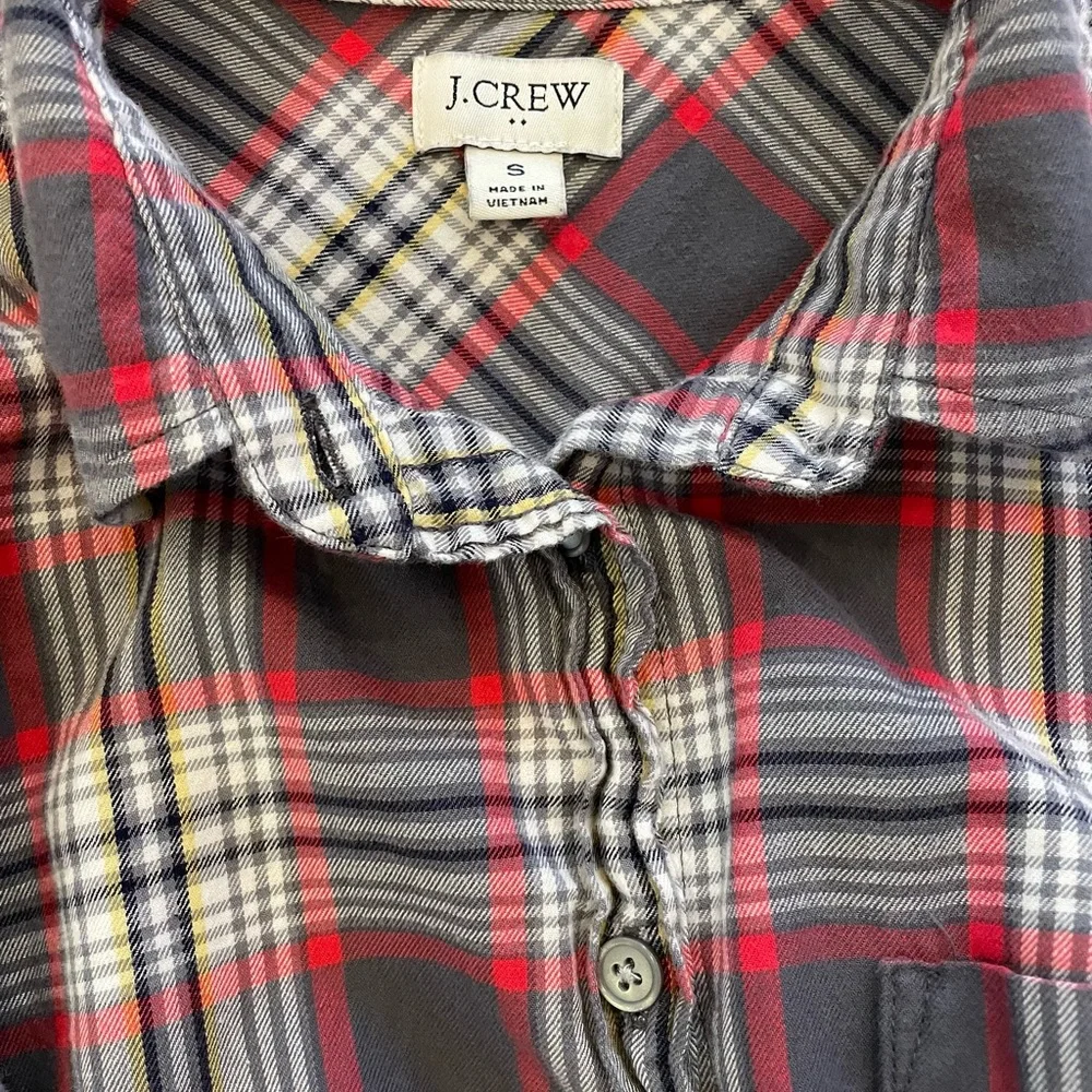 J. Crew Flannel Shirt. - Picture 3 of 5